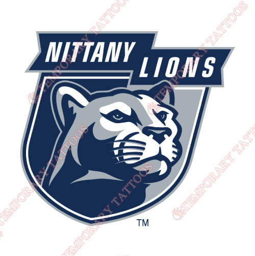 Penn State Nittany Lions Customize Temporary Tattoos Stickers NO.5869
